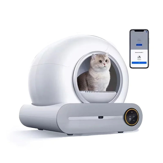 Caja de Arena Inteligente para Gatos: ¡Limpieza Automática para un Hogar sin Olores!